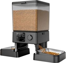 Dvojni avtomatski podajalnik hrane za hišne ljubljenčke Oneisall brez Wi‑Fi