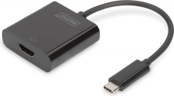 Adapter USB‑C na HDMI 4K z zvokom, črn