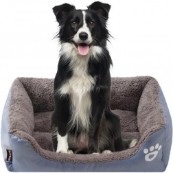 Velika siva postelja za psa ali mačko