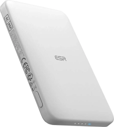 Magnetna powerbanka ESR Qi2 MagSlim 5000 mAh bela