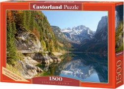 Sestavljanka Castorland 1500 kosov – sončni vzhod nad Castelmezzanom – Puzzle