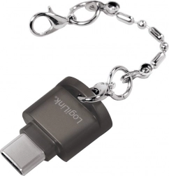 čitalnik kartic microSD USB‑C za ključe