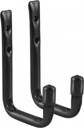 Komplet 2 stenskih jeklenih kavljev za kolo in pnevmatike MACLEAN, nosilnost 22 kg