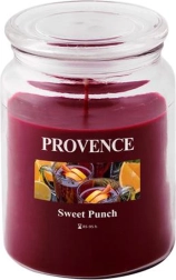 Dišeča sveča v steklu PROVENCE sladki punč 95 ur