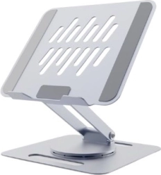 Zložljivo vrtljivo stojalo za prenosnik 15,6″ – sivo