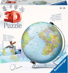 Ravensburger 3D sestavljanka Zemlja – otroški globus 180 koščkov