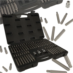 Komplet vijačnih nastavkov za akumulatorski vrtalnik in ragljo 75 kos v kovčku KAFUWELL