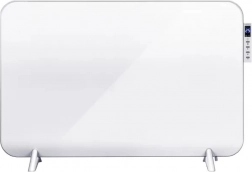 Bel infrardeči panelni grelnik z držalom za brisače in Wi‑Fi