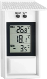 Digitalni termometer za notranjo in zunanjo uporabo s funkcijo min/max