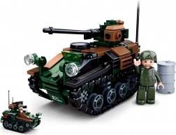 Sluban Model Bricks mali tank Wiesel 2v1 sestavljanka