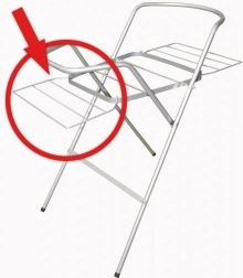 Sušilnik za stojalo pri banjici – bel