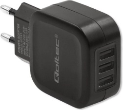 Polnilec Qoltec 3xUSB 17W