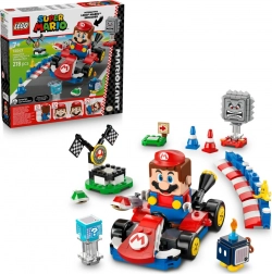 LEGO® Super Mario™ 72043 Mario Kart™ – Interaktivni LEGO® Mario™ in standardni kart