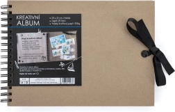 Kreativni album rjave barve