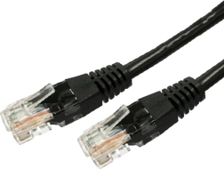 Omrežni patch kabel RJ45 Cat 6 UTP 7,5 m – črn
