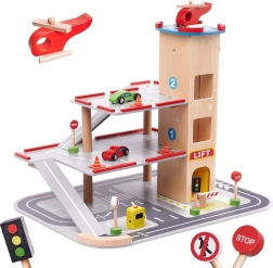 Leseno večnivo parkirišče