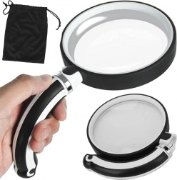 Klasična zložljiva lupa z ročajem 90 mm