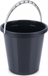 Plastično črno vedro 5 l