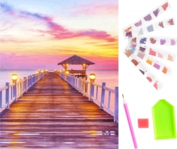 Diamantni slikarski set mozaik Pomol 5D