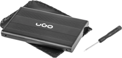 Zunanje aluminijasto 2,5" SATA USB 2.0 prenosno ohišje za disk UGO