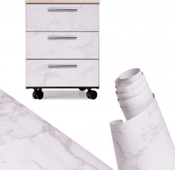 Samolepilna dekorativna folija marmor magnolija 1,22 × 50 m