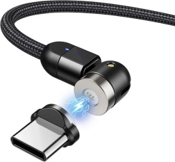 Magnetni USB-C kabel 2 m z kotnim vtičem Maclean Energy