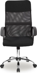 Pisarniški vrtljivi stol s črnim mrežastim naslonjalom
