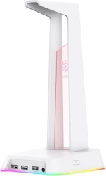 Stojalo za slušalke z barvno osvetlitvijo ONIKUMA, belo