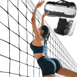 Trizand mreža za odbojko na mivki in badminton 9,5 × 1 m s torbo