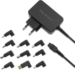 Univerzalni omrežni napajalni adapter 65 W z 10 nastavki Qoltec