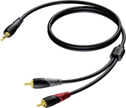 avdio kabel 3,5 mm stereo jack na 2x RCA (cinch) 5 m