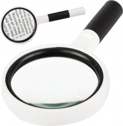Ročna lupa za branje 65 mm, 6× povečava