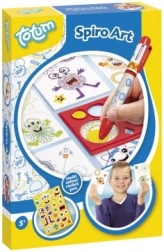 Ustvarjalni komplet Spiro Art spiralna umetnost plastika v škatli 13x19x3,5 cm