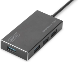 USB 3.0 hub s 4 vrati z napajanjem – aluminijast
