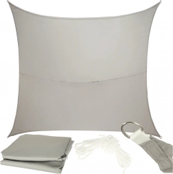 Vrtna zaslonska ponjava LUARO siva 4x3m