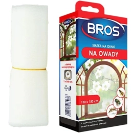Mreža proti žuželkam BROS za okna 150 × 180 cm – Bela