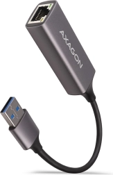 AXAGON USB-A 3.2 gigabitni Ethernet adapter v kovinskem ohišju, titanovo siv