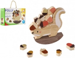 Bino ravnotežna igra veverica iz lesa