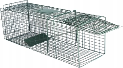 Live-animal trap for martens and cats 93.5 × 31 × 31 cm