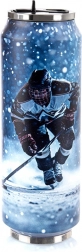 Termo lonček v obliki pločevinke 700 ml hokej