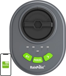 RainPoint pametni 4-conski krmilnik za namakanje z Bluetooth in aplikacijo