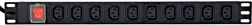 Rack napajalni trak PDU 10x C13 1U 16A 2 m