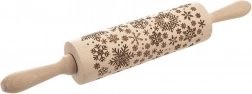 Lesen reliefni valjar za testo SNEŽINKE 39 cm