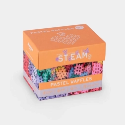 Konstrukcijske kocke Waffle mini pastel 500 kosov