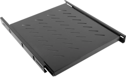 V izvlečna polica 1U za 19" omare 800 mm, črna