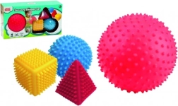 Senzorični komplet geometrijskih oblik LITTLE HERO, 4 kosi