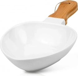 Porcelanast servirni krožnik TERRESTRIAL 33 × 19,5 cm