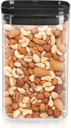 Kvadratna posoda za suhe živila s tesnilnim pokrovom 1,4 l