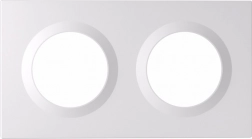 Okvir za dvojno stikalo SONOFF Orb EF2G, bel