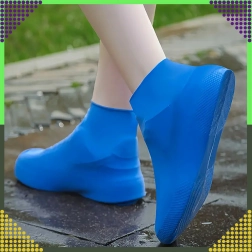 Vodotesni silikonski prevleki za čevlje proti dežju, nedrseči – velikost S